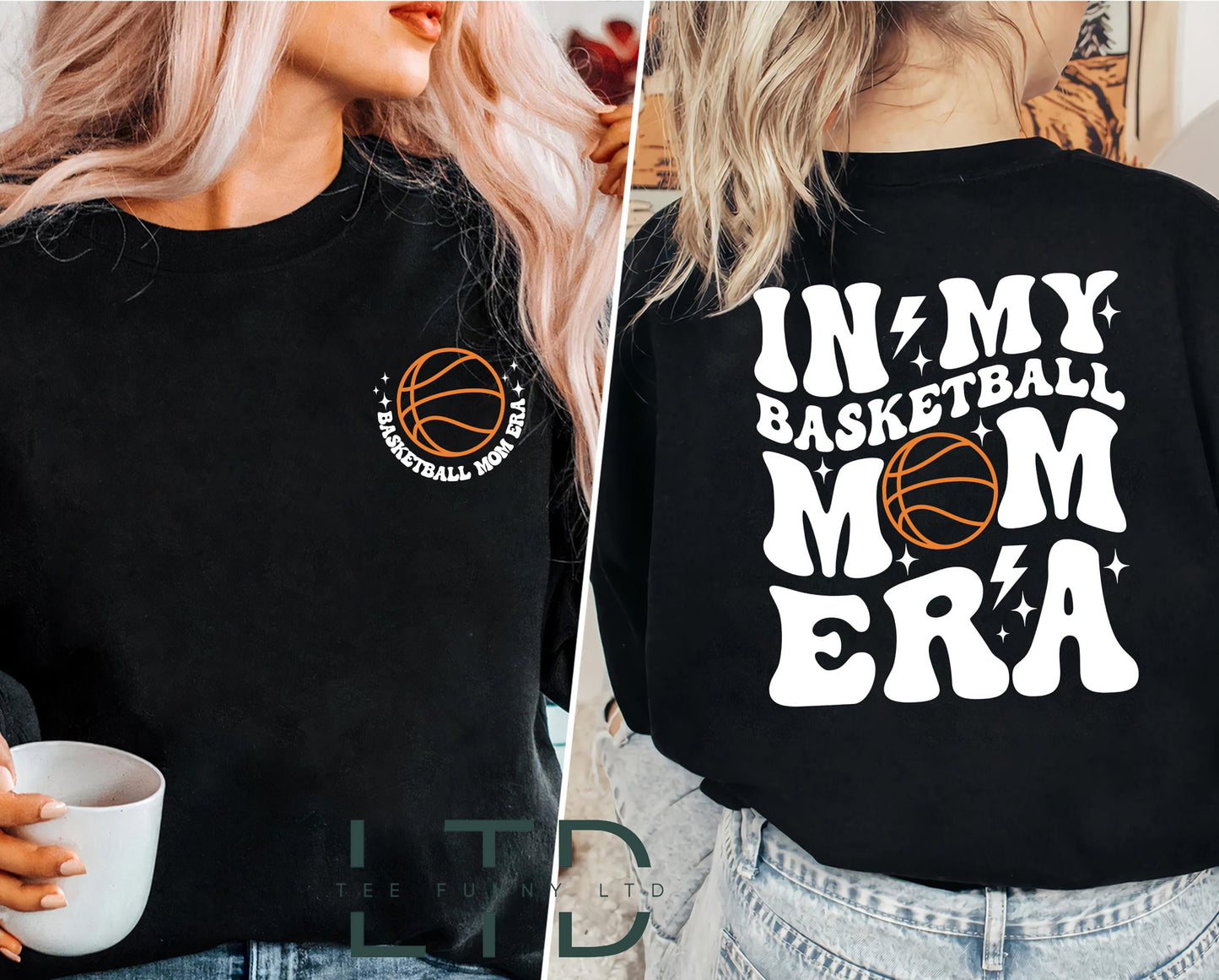 In My Basketball Mom Era Shirt, Sport Mom Shirt, Basketball Lover Shirt, Basketball Mom Sweatshirt, Game Day Shirt, Basketball Mom Crewneck