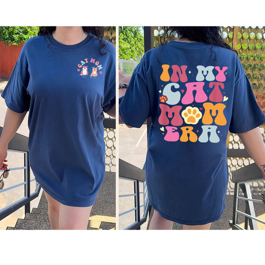 In My Cat Mom Era Sweatshirt, Cat Mama Sweatshirt, Custom Cat Name Shirt, Cat Mom Shirt Gifts, Cat Lover Gift, Cat Mom Gift, Crazy Cat tee