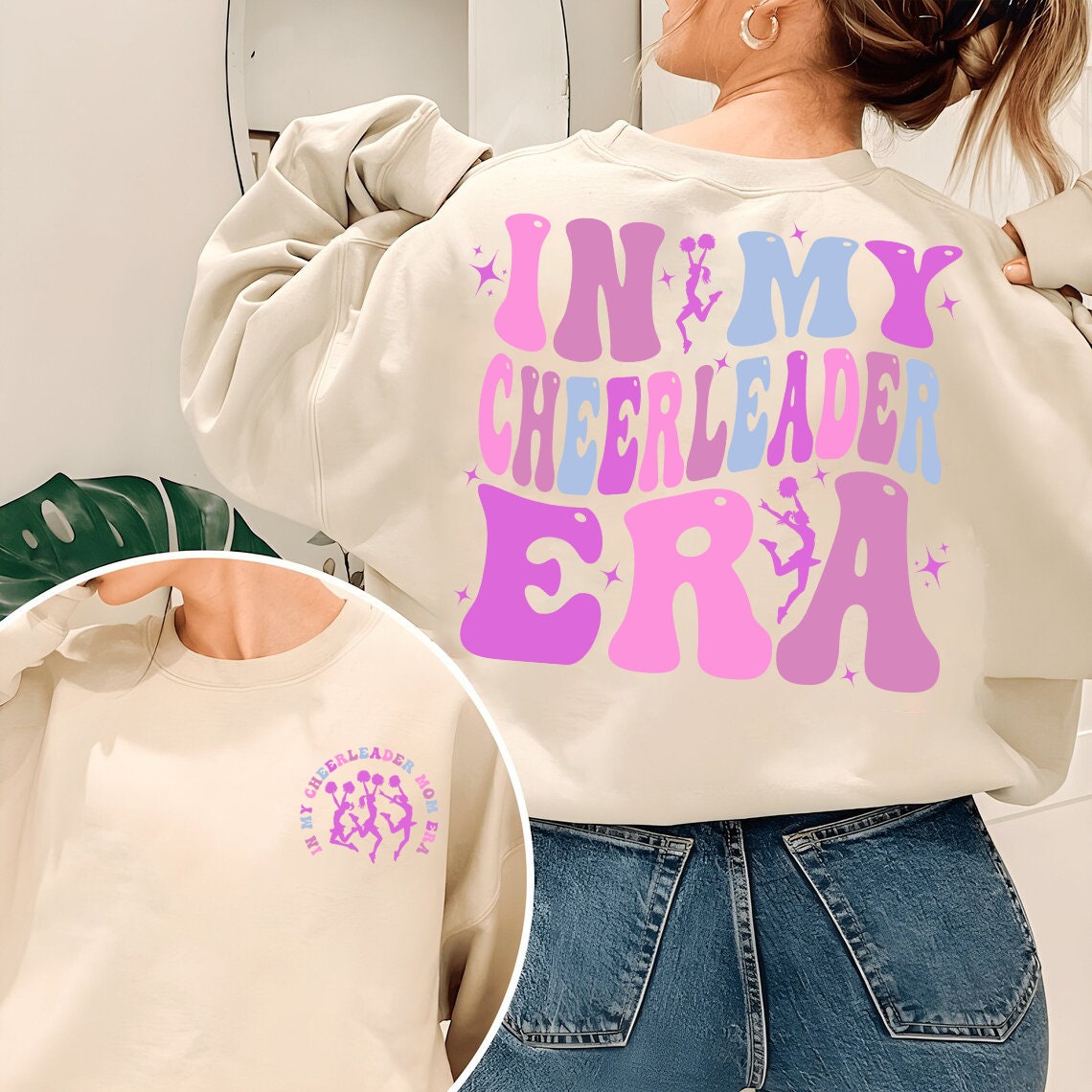 In My Cheerleader Era Sweatshirt, In My Cheer Era Shirt, Cheerleader Sweatshirt, Cheerleader Gifts, Cheerleader Shirt, Cheerleader Hoodie