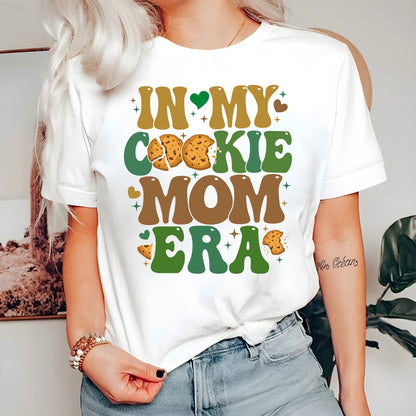 In My Cookie Mom Era Sweatshirt, Girl Scouts Shirt, Cookie Mom Shirt, Cookie Dealer Shirts, Camping Gift For Scout Girl