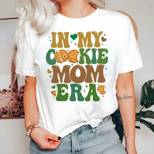In My Cookie Mom Era Sweatshirt, Girl Scouts Shirt, Cookie Mom Shirt, Cookie Dealer Shirts, Camping Gift For Scout Girl