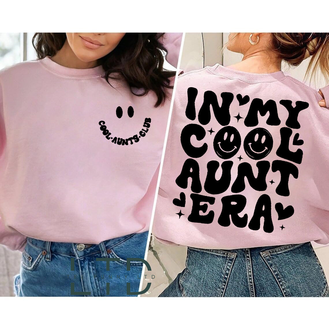 In My Cool Aunt Era Hoodie, Retro Aunt Sweatshirt, Aunt Hoodie, Aunt Birthday Gift, Funny Aunt Clothing, Gift For Aunt Shirt