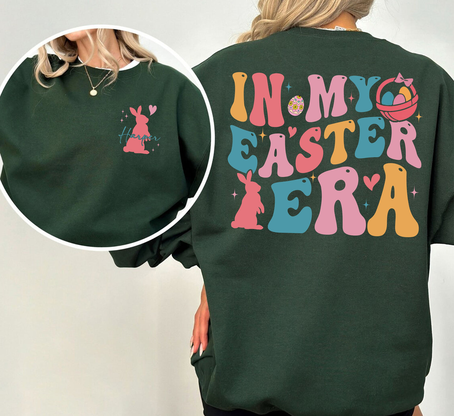 In My Easter Era Sweatshirt, Easter Season T Shirt, Treat All Peeps With Kindness Shirt, Teacher Bunny Shirt Gift, Gift For Easter