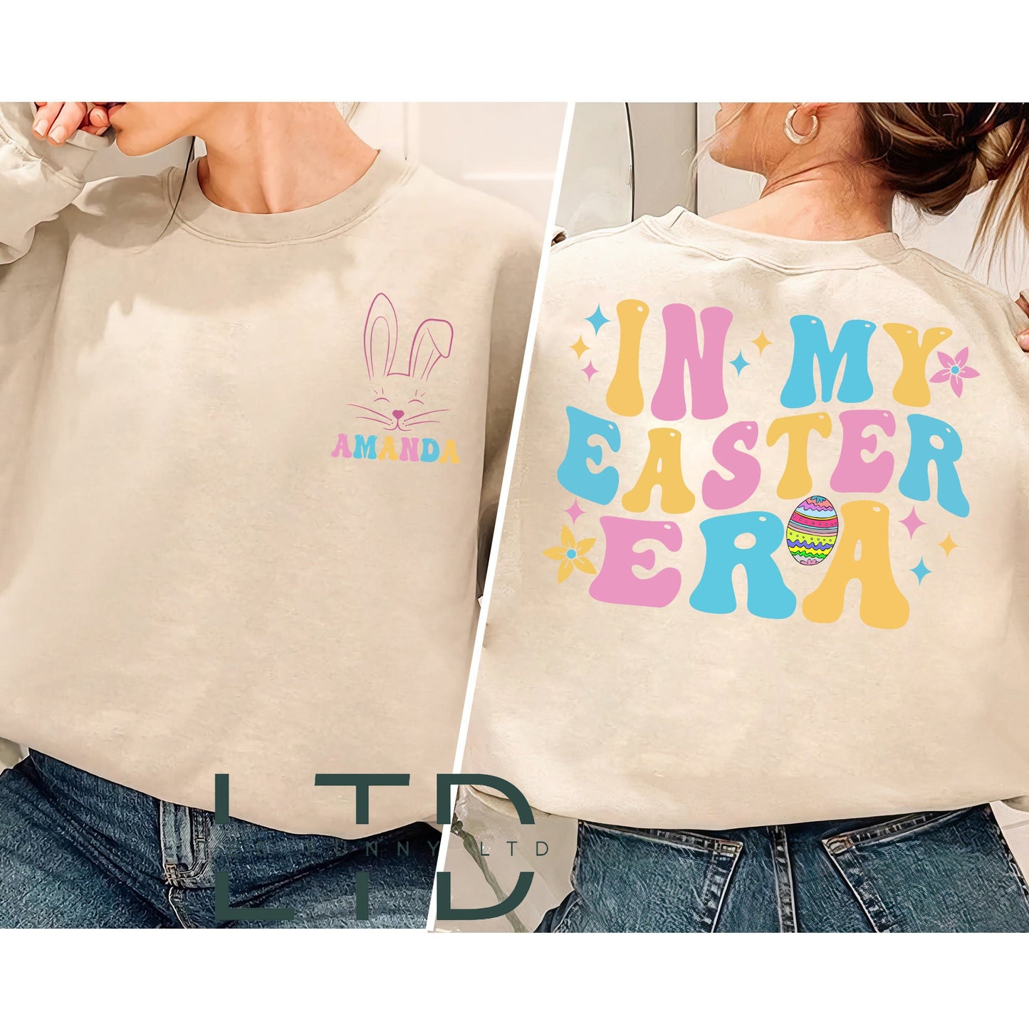 In My Easter Era Shirt, Bunny Shirt, Easter Era Shirt, Rabbit and Eggs Shirt, Spring Shirt, In My Era Shirt, Easter Day, Easter Eggs Shirt