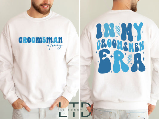 I Mo Léine Ré Groomsmen, Léine Groomsmen Pearsantaithe, Léine Groom, Fear Onóra, Léine Fear Brides, Cóisir Bainise, Bronntanas Togra Groomsmen