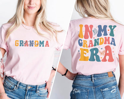 In My Grandma Era Shirt, Christmas Gift For Grandma, Family Shirt, Shirt For Grandma, Gift For New Grandma, Mother's Day Gift, Cute Gift tee