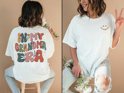 In My Grandma Era Shirt, Christmas Gift For Grandma, Family Shirt, Shirt For Grandma, Gift For New Grandma, Mother's Day Gift, Cute Gift tee