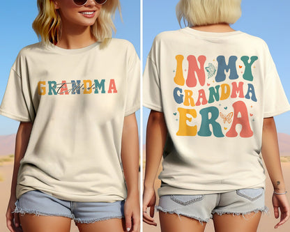 In My Grandma Era Shirt, Christmas Gift For Grandma, Family Shirt, Shirt For Grandma, Gift For New Grandma, Mother's Day Gift, Cute Gift tee