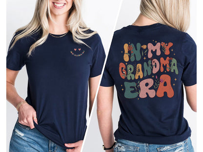 In My Grandma Era Shirt, Christmas Gift For Grandma, Family Shirt, Shirt For Grandma, Gift For New Grandma, Mother's Day Gift, Cute Gift tee