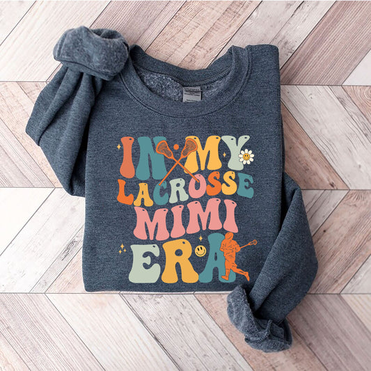 In My Lacrosse Gigi Era Sweatshirt, Lacrosse Gigi Shirt, LAX Mama Sweater, Retro Game Day Shirt, Team Gigi Gift, In My Era Shirt, Lacorsse