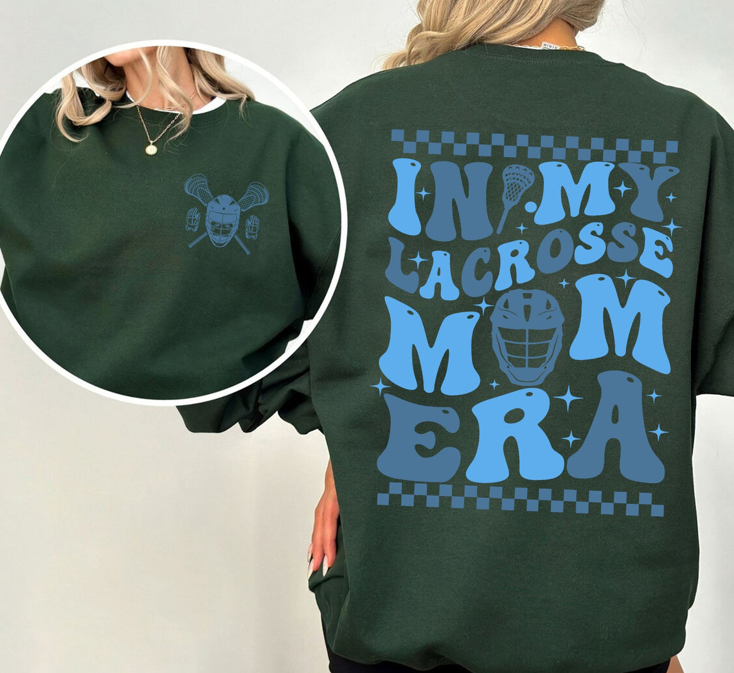 In My Lacrosse Mom Era Sweatshirt, Lacrosse Mom Shirt, LAX Mama Sweater, Retro Game Day Shirt, Team Mom Gift, In My Era Shirt, Lacorsse