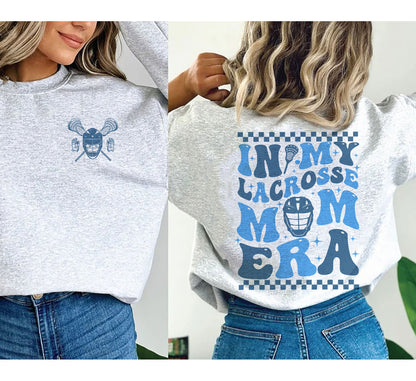 In My Lacrosse Mom Era Sweatshirt, Lacrosse Mom Shirt, LAX Mama Sweater, Retro Game Day Shirt, Team Mom Gift, In My Era Shirt, Lacorsse