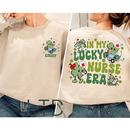 I Mo Léine Ré Altra Lucky, Léine Altra Cláraithe, Léine Altraí Phádraig, Léine Lá Fhéile Pádraig, Léine Altraí Lucky, Bronntanas don Altra