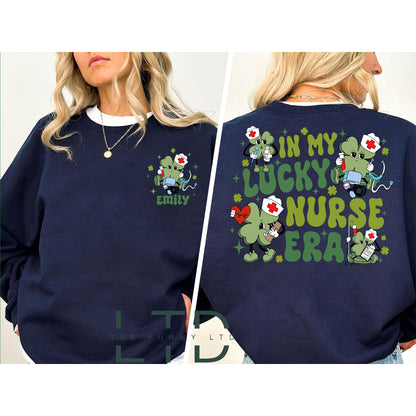 In My Lucky Nurse Era Shirt,  Registered Nurse Shirt, St Patrick Nurse Shirt, St. Patrick's Day Shirt, Lucky Nurse Shirt, Gift For Nurse