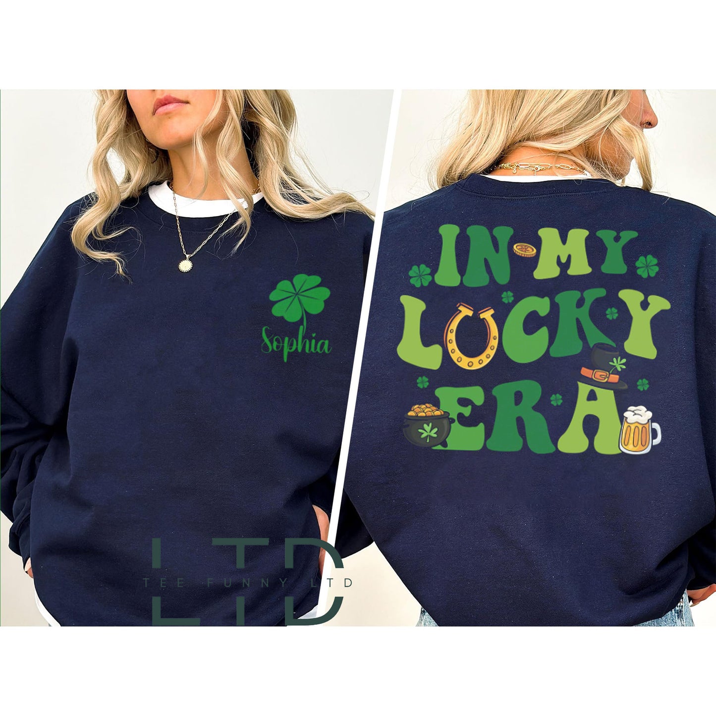 In My Lucky Era Saint Patrick's Day Shirt, St Patricks Day Family Shirt, Shamrock Gift For St Patricks Day, St Patrick's, Clover Lucky Shirt