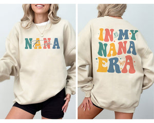 In My Nana Era Shirt, Cool Nana Shirt, Best Nana Shirt, Gift for Grandma, Cute Shirts for Grandma, Pregnancy Announcement, Nana Shirt gift