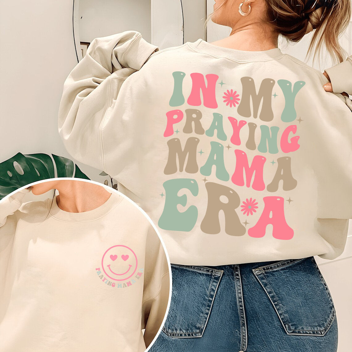 I Mo Ghuí Geansaí Ré Mhama, Geansaí Ré na Máthar Ag Guí, Bronntanas Lá na Máithreacha, Cochaillín Mamaí Críostaí, Geansaí Cásca,Bronntanas do Léine Nua Mhama