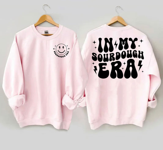 In My Sourdough Era Sweatshirt, Funny Homesteading Shirt, Breadmaking Tshirt, Funny Baking Tee Homemaker