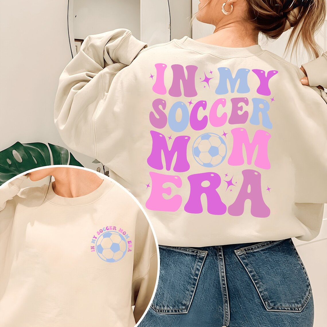 In My Soccer Mama Era Sweatshirt,Soccer Mom Era Shirt,Soccer Mom T shirt,Soccer Mom Era Crewneck,Gift For Soccer Mom,Gift For Soccer