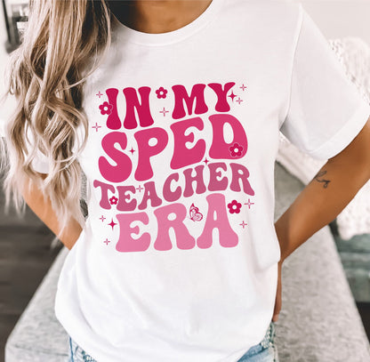 I mo Ré Múinteora T-léine, I Mo Ré Múinteora Tee, Retro Sped Léine Múinteora, Sped Léine, Múinteoir Ed Speisialta, Ar Ais Ar Scoil