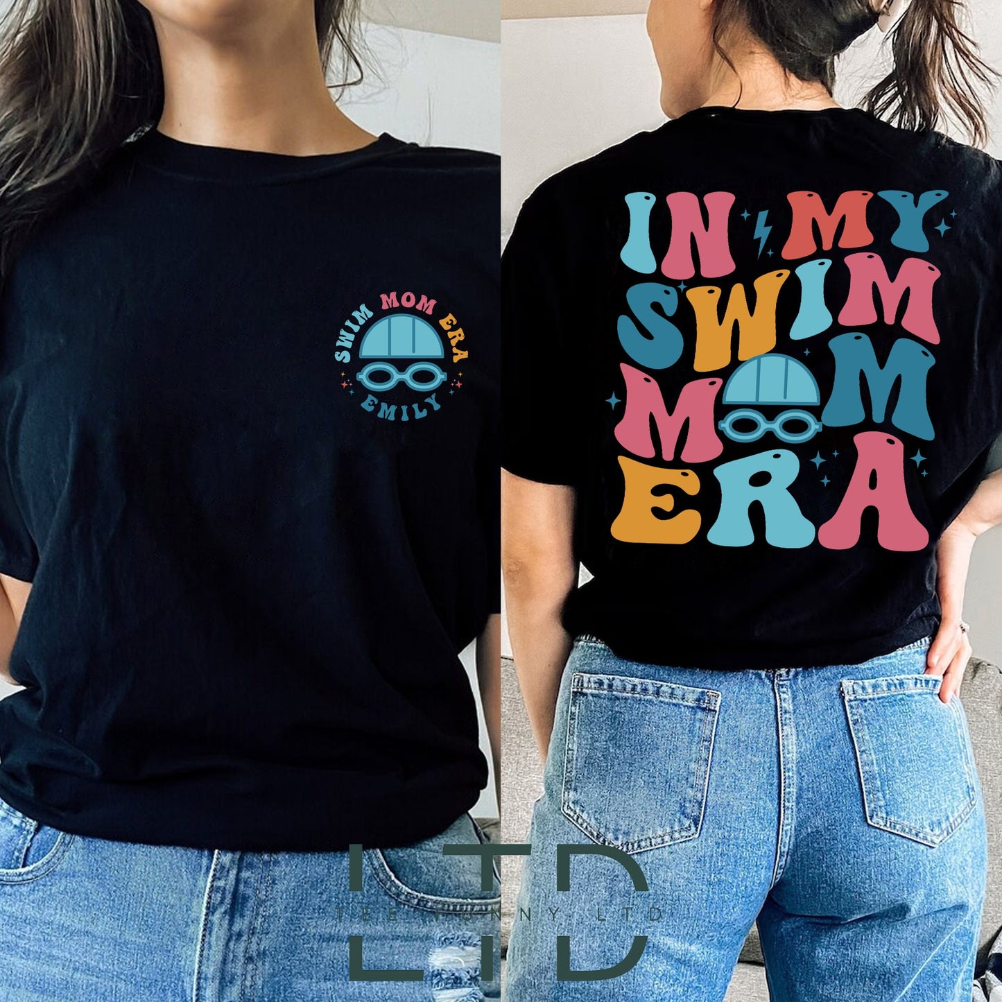 In My Swim Mom Era Shirt, Swimmer Mom Gift, Swim Team Mom Shirt, Swim Mom Life, Swim Meet Shirt, Swim Mom Tee, Proud Swim Mom Tee