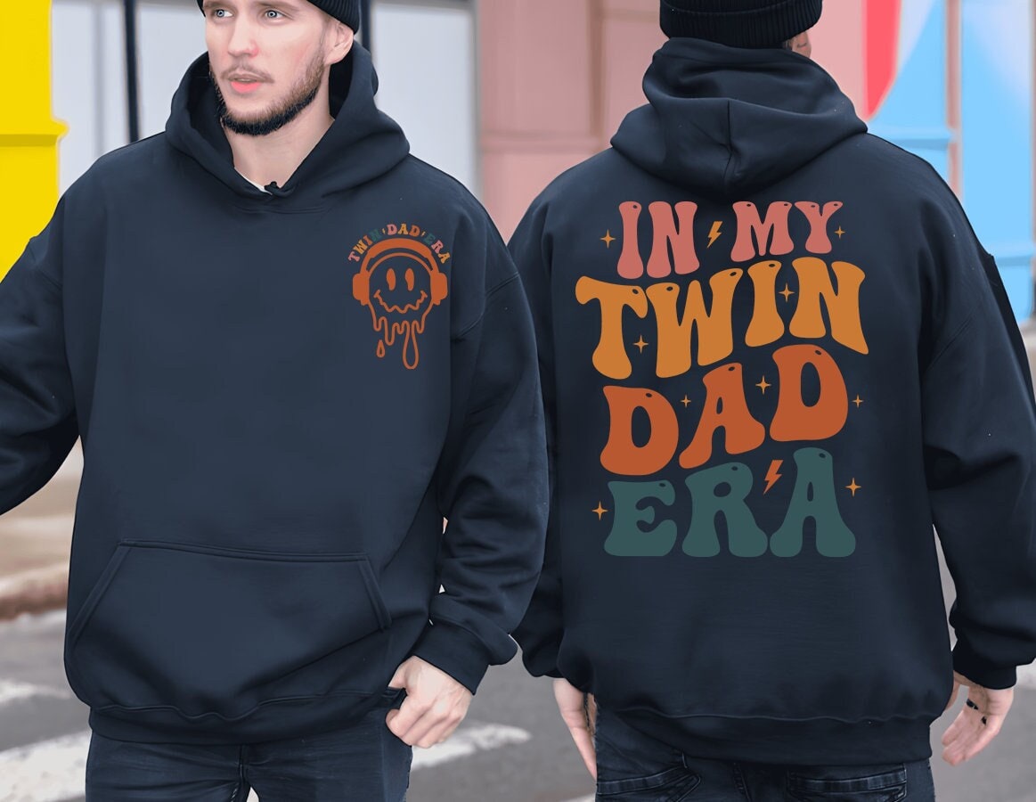 In My Twin Dad Era Sweatshirt, In My Dad Era Shirt, Twin Dad Shirt, Twin Dad Club, New Dad Gift, Expecting Dad Gift, Gender Reveal,Twin Dad