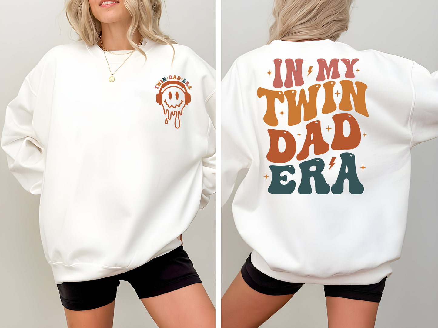 In My Twin Dad Era Sweatshirt, In My Dad Era Shirt, Twin Dad Shirt, Twin Dad Club, New Dad Gift, Expecting Dad Gift, Gender Reveal,Twin Dad