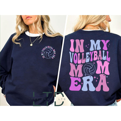 In My Volleyball Mom Era Shirt, Sport Mom Shirt, Volleyball Lover Shirt, Volleyball Mom Sweatshirt, Game Day Shirt, Volleyball Mama Shirt