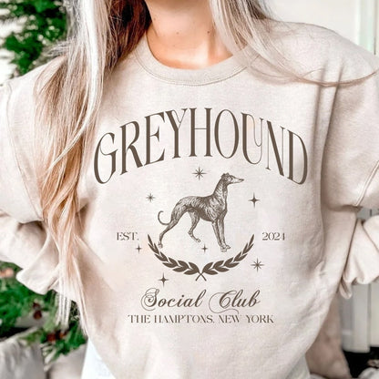 Italian Greyhound Social Club Sweatshirt, Greyhound Shirt, Greyhound Dog mom, Greyhound gift, Greyhound sweatshirt, Greyhound Hoodie