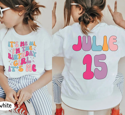 Is Mise Dia duit Mise an Cailín Breithlá Is T-Léine Liom, Léine Breithlá Saincheaptha, Geansaí Cóisir Breithlá, Bronntanas Do Dhíne