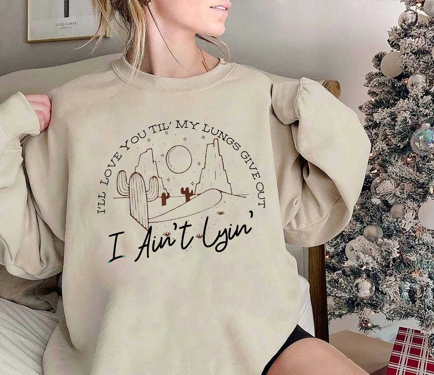 Iâ€™ll Love You Till My Lungs Give Out, Tyler Childers Lyrics, Tyler Childers All Yourn Western Sweatshirt, Western Unisex Tshirt, Sweatshirt