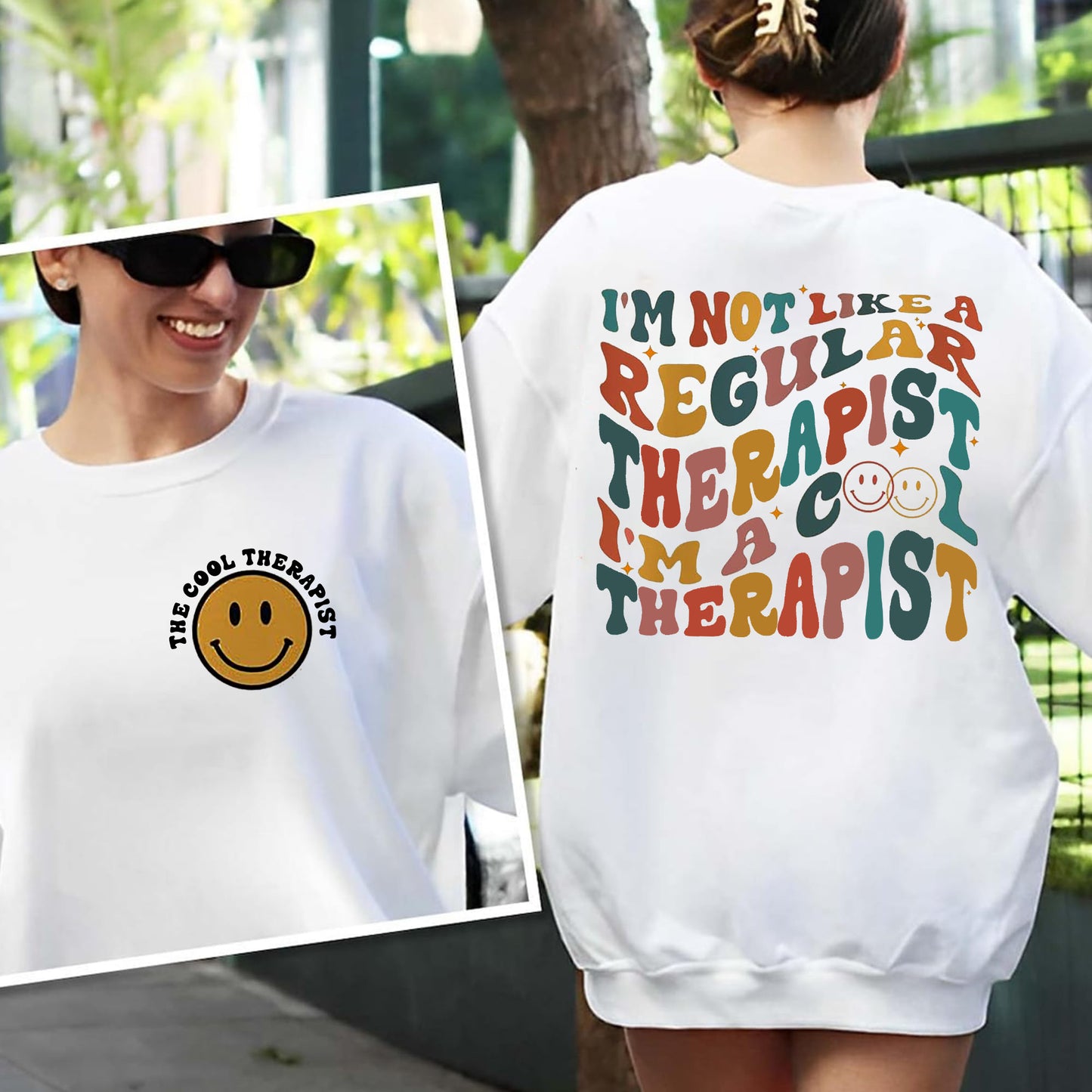 I'm A Cool Therapist Sweatshirt, Therapy Sweatshirt, The Cool Therapist Shirt, Counseling Shirt, Gifts for Therapist, Therapist Appreciation