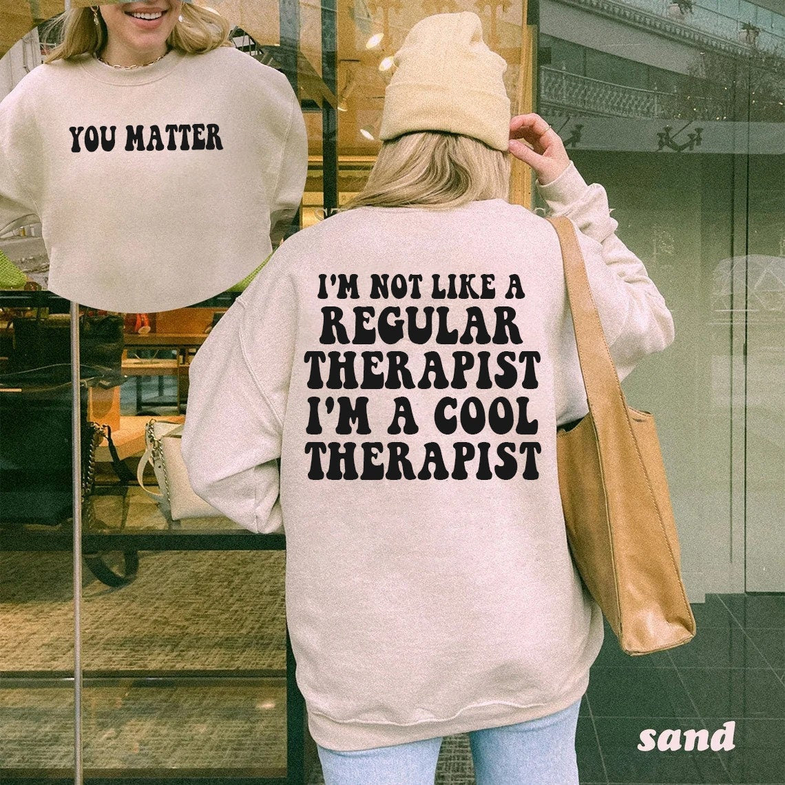 I'm A Cool Therapist Sweatshirt, Therapy Sweatshirt, Therapist Crewneck, Counseling Sweatshirt, Gifts for Therapist shirt