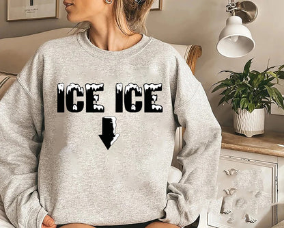 Ice Ice Baby Sweatshirt, Ice Ice Crewneck, Pregnancy Announcement, Pregnant Sweatshirt, New Mom Gift, Pregnancy Reveal Tshirt, Mom To Be Tee