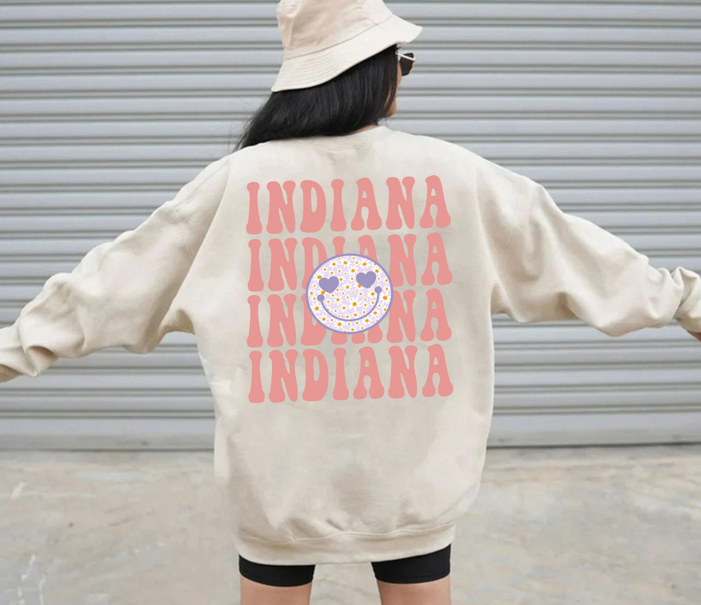 Indiana sweatshirt, Indiana Themed Sweatshirt, Indiana Tailgate Shirt, Indiana Crewneck, Indiana Student Gift, Y2K sweatshirt, hoodies