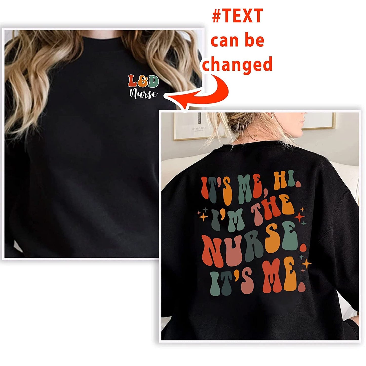 It's Me Hi I'm The Nurse It's Me Sweatshirt, Song Lyric Nurse T-Shirt, Nursing School Sweatshirt, Future Nurse Sweatshirt, Gift for Nursing