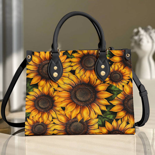 Leather Bag Sunlit Elegance