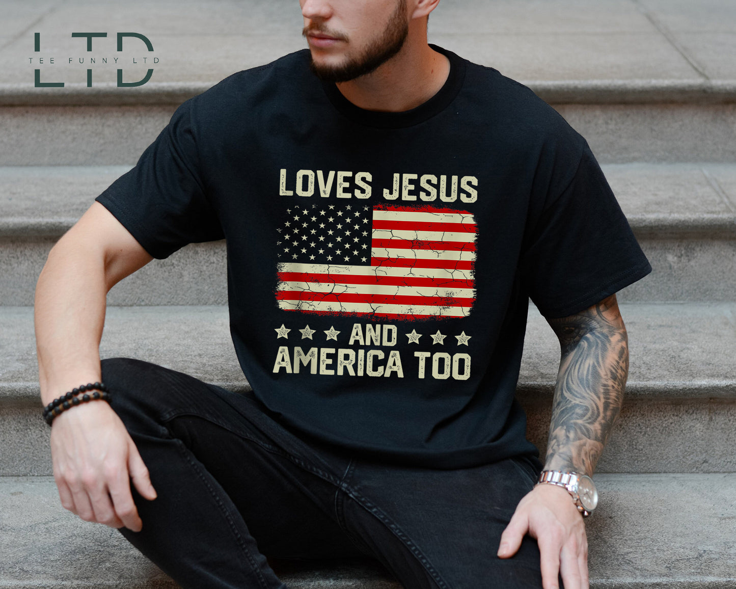 Jesus And America Too, Jesus Lover America Shirt, Happy 4th of July Shirt, Christian 4th of July Shirt, Jesus Independence Day Tee