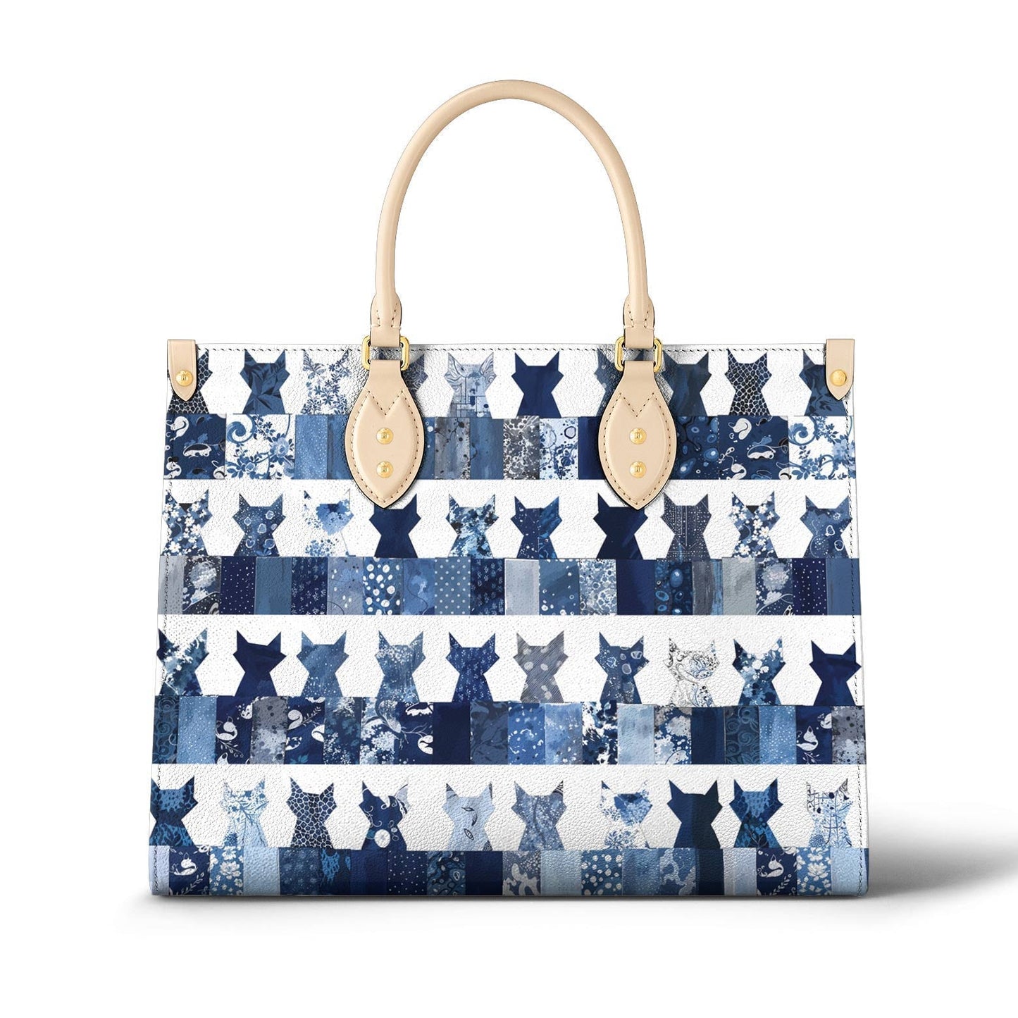 Leather Bag Patchwork Purrs