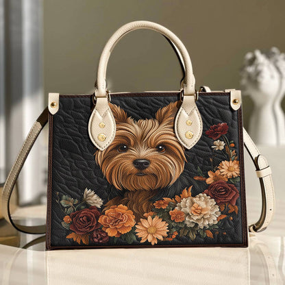 Yorkie Leather Bag Vintage Sweetheart