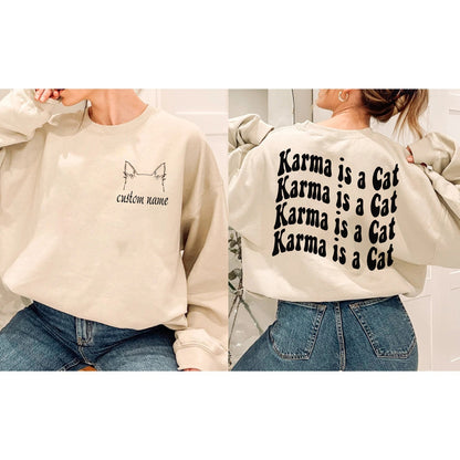 Karma Is A Cat Sweatshirt, Karma Is A Cat Shirt, Cat Sweatshirt Music, New 10th Album Shirt, New album 2022