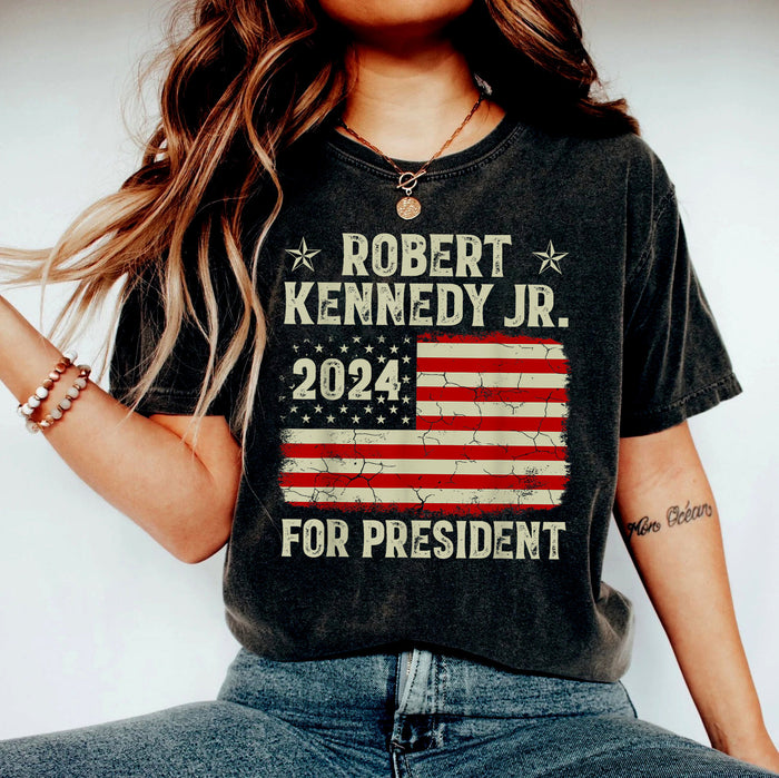 Kennedy 2024 Shirt, RFK JR For President 2024 Merch, RFK 2024 T-Shirt, Robert F Kennedy Presidential Campaign, 2024 Election Shirts