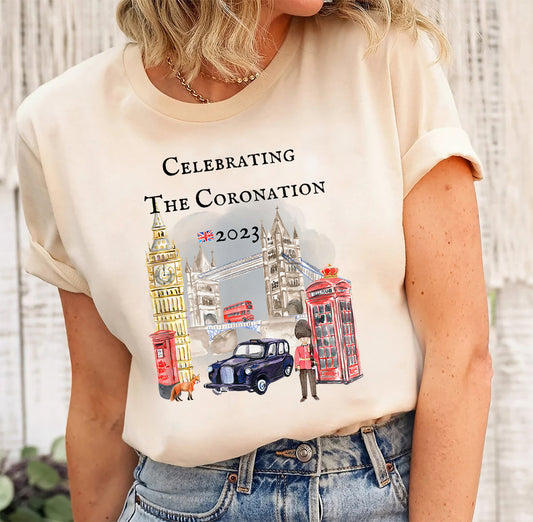 King Charles III Coronation T-shirt, Royal Family Coronation Shirt, King Charles III Sweatshirt, 6th May 2023 Coronation Memento Shirt gift