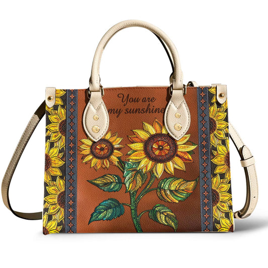 Leather Bag Two Hearts