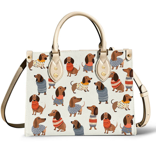 Dachshund Leather Bag Cuteness Overload