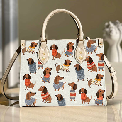Dachshund Leather Bag Cuteness Overload