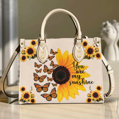 Leather Bag You Are My Sunshine