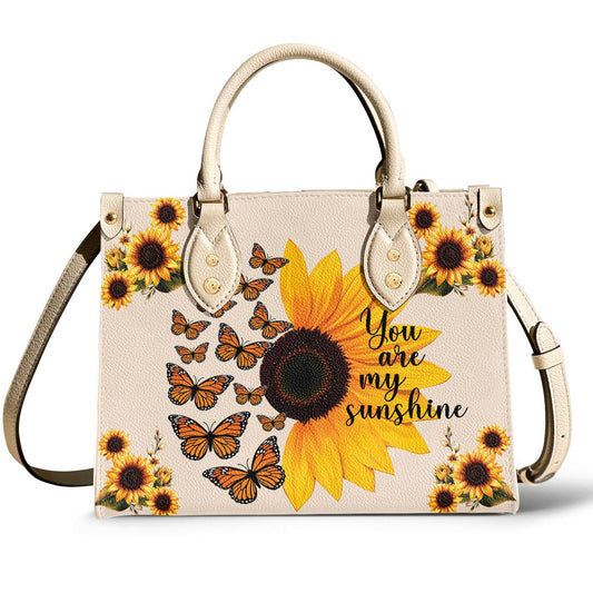 Leather Bag You Are My Sunshine