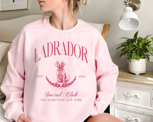 Labrador Retriever Social Club Sweatshirt, Labrador Retriever Hoodie, Labrador Retriever, Labrador Retriever gift,Labrador retriever mom