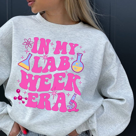 Geansaí Retro SEACHTAIN LAB, Eolaíocht Saotharlainne Míochaine, Bronntanas Paiteolaíochta, Fleibeatóimí, Cúntóir Saotharlainne, Banc Fola, Tee Eolaí Saotharlainne, Micribhitheolaí